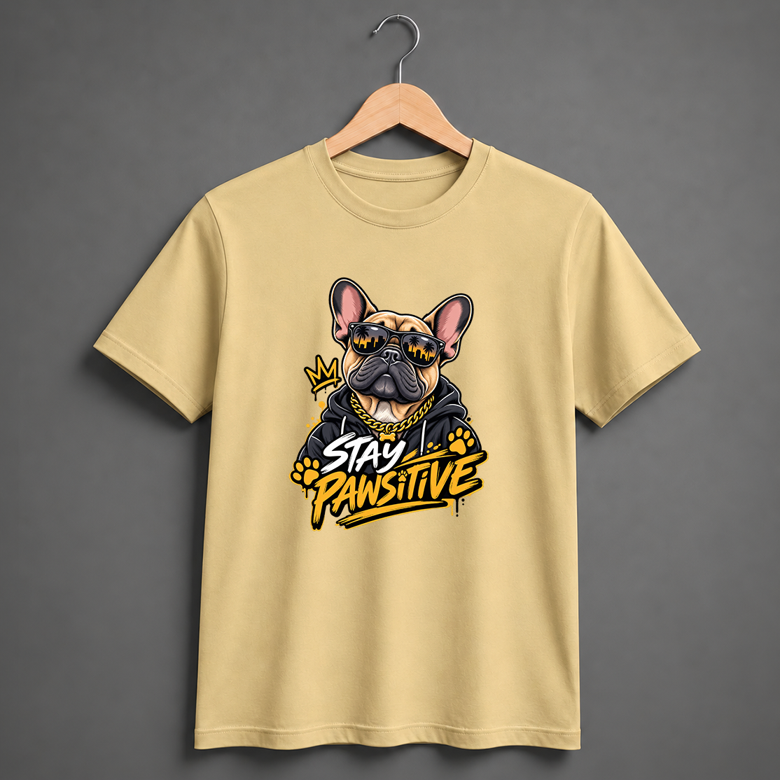 STAY PAWSITIVE - DOG TEE
