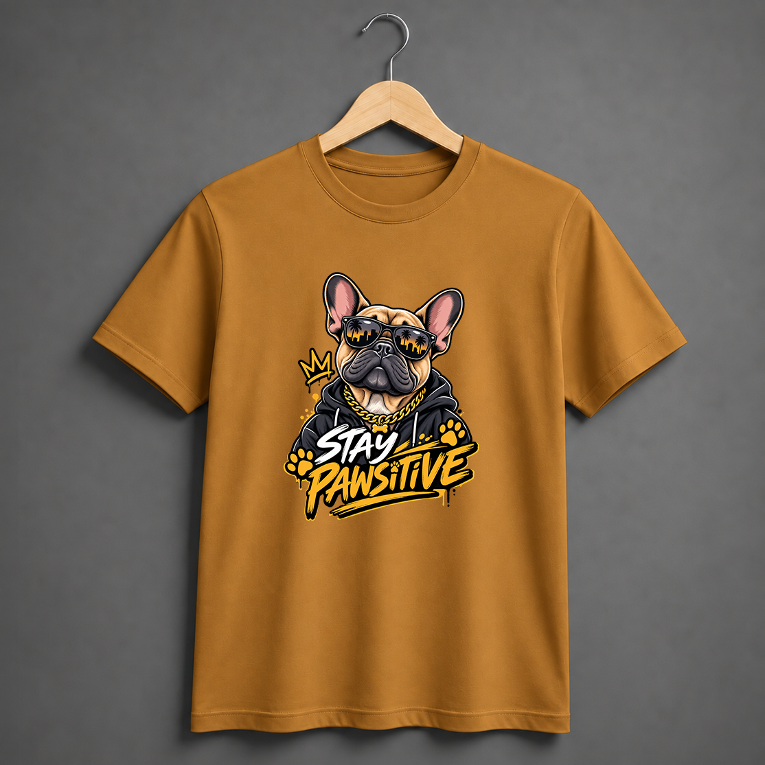 STAY PAWSITIVE - DOG TEE