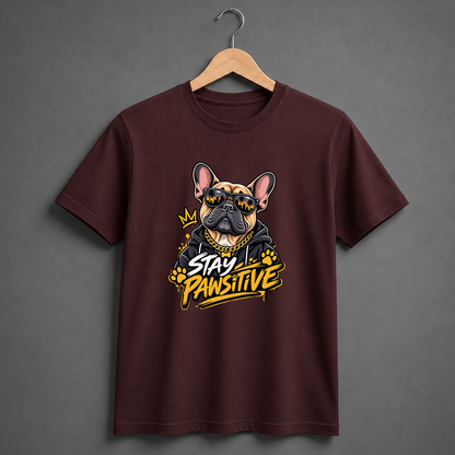 STAY PAWSITIVE - DOG TEE