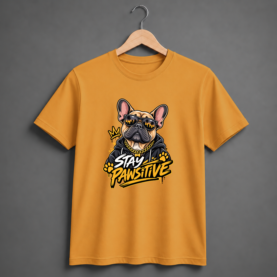 STAY PAWSITIVE - DOG TEE