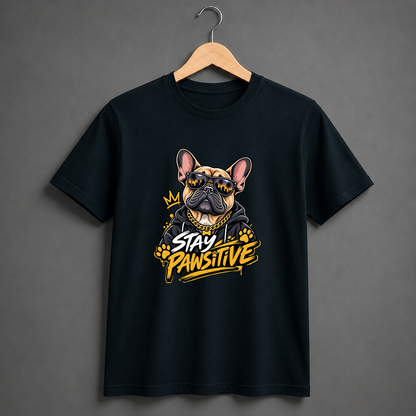 STAY PAWSITIVE - DOG TEE