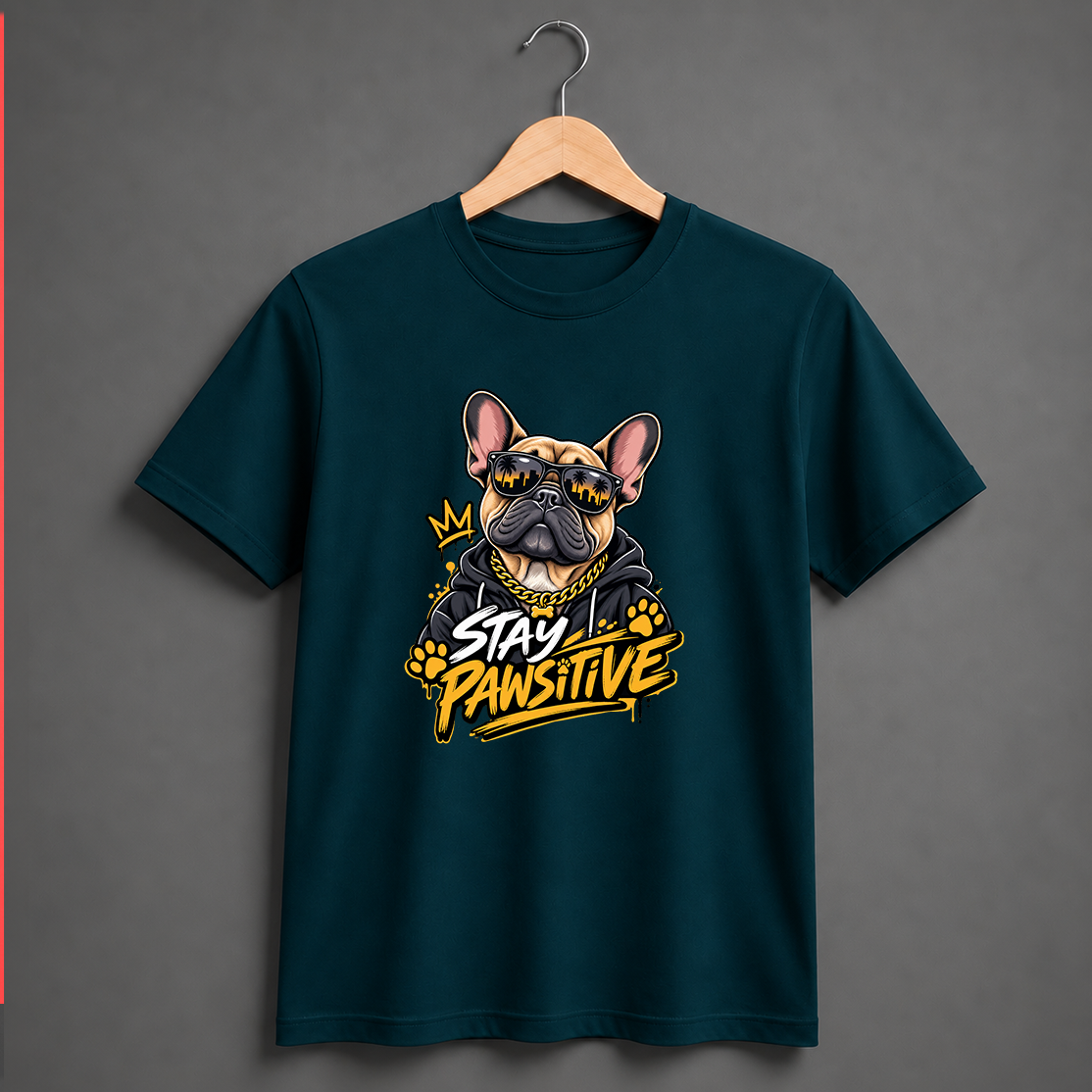 STAY PAWSITIVE - DOG TEE