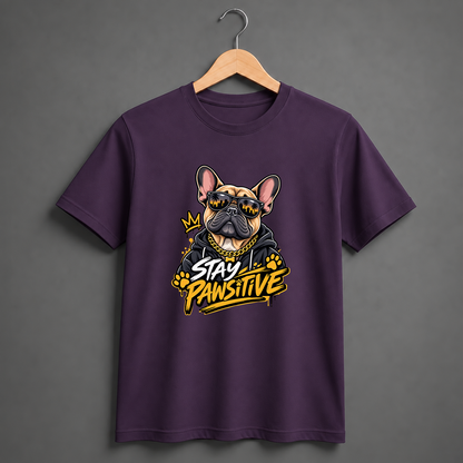 STAY PAWSITIVE - DOG TEE