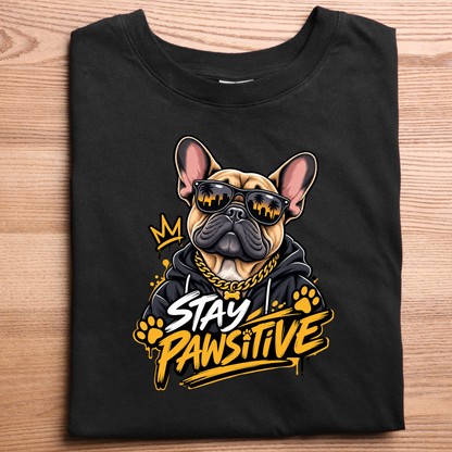 STAY PAWSITIVE - DOG TEE