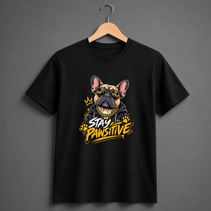 STAY PAWSITIVE - DOG TEE